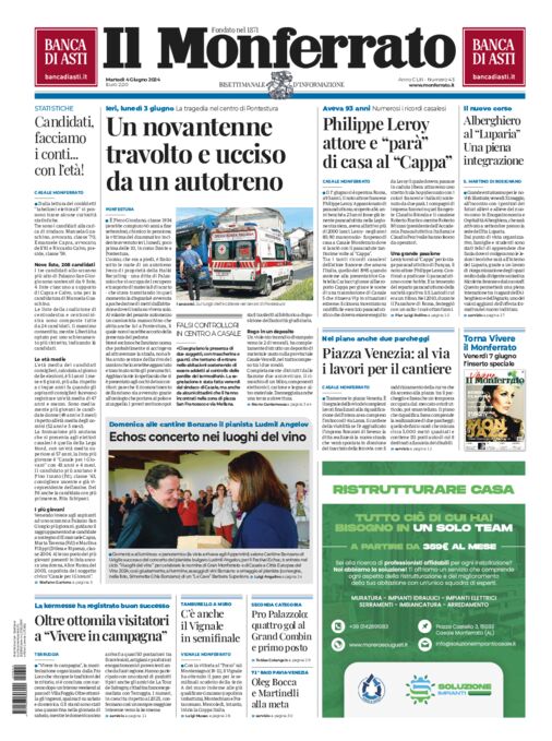 Il Monferrato - Edizione 43 del 04/06/2024